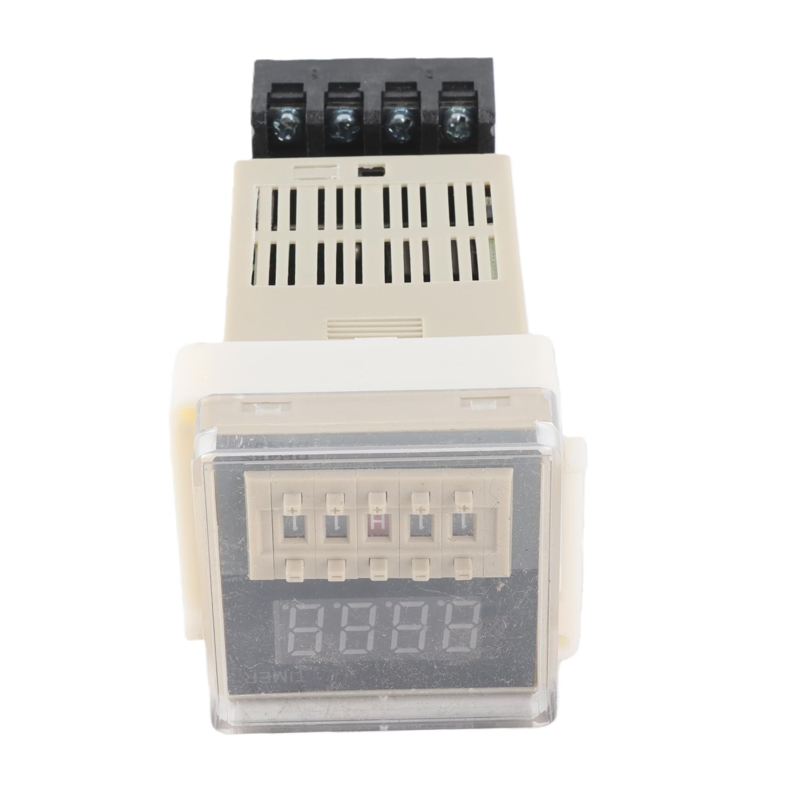 DH48S-2Z 220V Digital Time Relay with Socket Base - Dual Timer